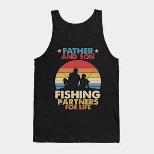 Fishing Father And Son Fishing Pners For Life Tank Top